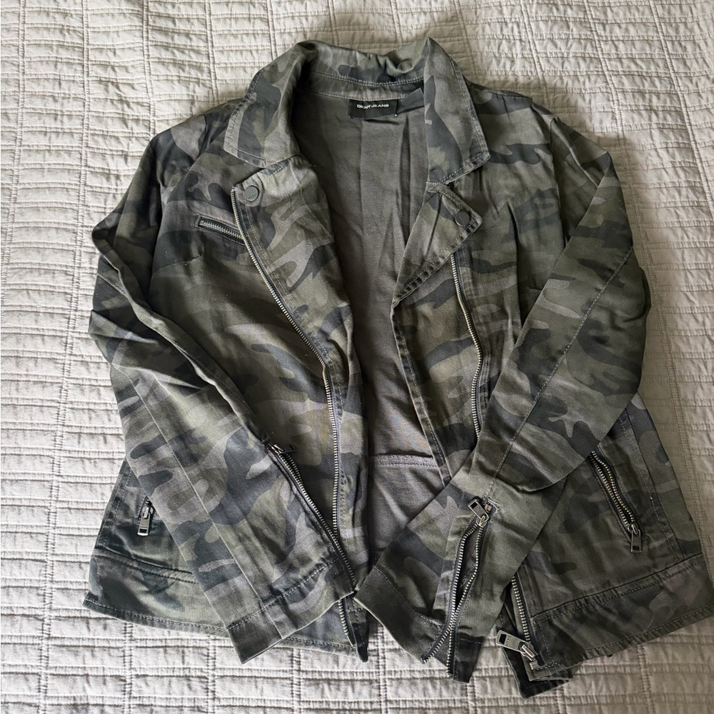 Camo moto jacket